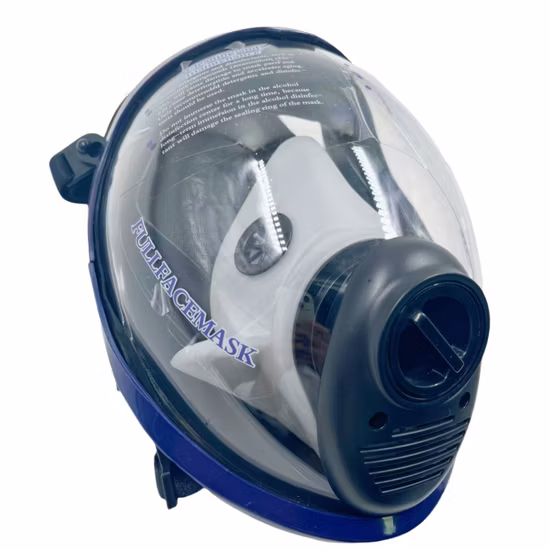 Industrial Tactical Firefighter Police Mining Butane Weed Silicone Toxic Full Face Gas Mask