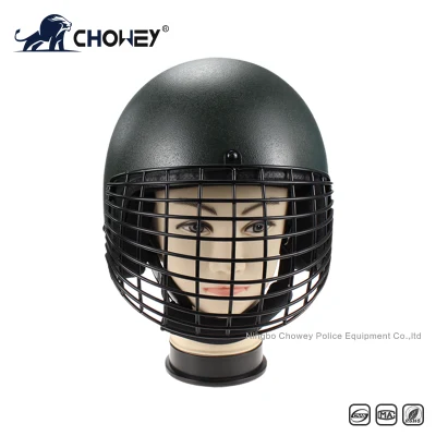 금속 메쉬 Ah1210을 갖춘 군용 폭동 진압 헬멧